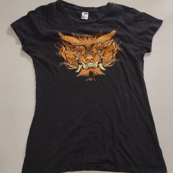 TeeFury Dragon  tee sz L - Picture 1 of 2